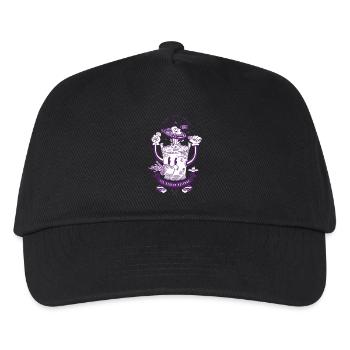 MR Rocket Stove (purple) - Kids’ Baseball Cap - black - Front