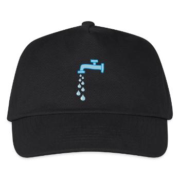 wasserhahn_3c - Casquette de baseball Enfant - noir - Devant