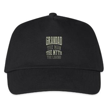 Grandad The Man T-shirts Gifts - Kids’ Baseball Cap - black - Front