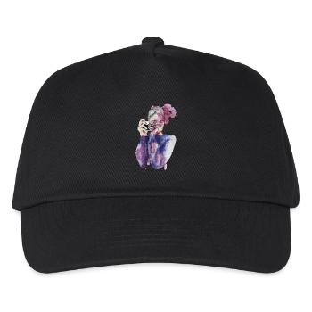Selfie by carographic - Kinder Basecap - Schwarz - Vorne