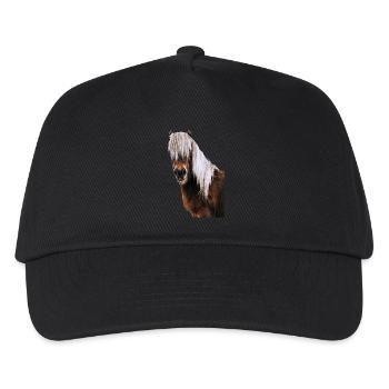 horse - Kids’ Baseball Cap - black - Front