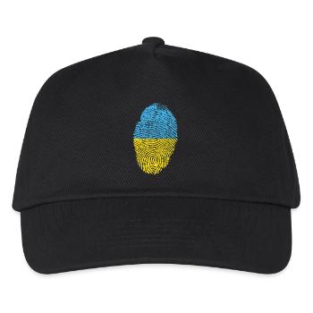 Empreintes digitales - Ukraine - Casquette de baseball Enfant - noir - Devant