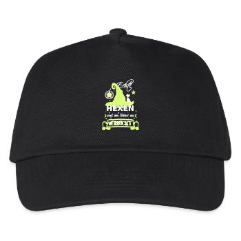 Hexen Hexerei Hexenhut Hexenspruch für Verrückte - Kinder Basecap - Schwarz - Vorne