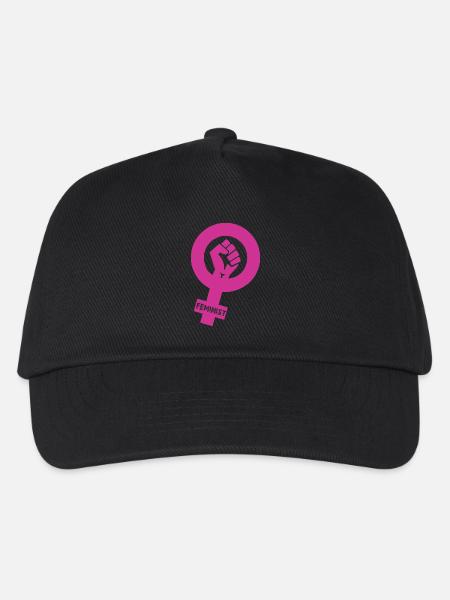 Feminist - Kinder Basecap - Schwarz
