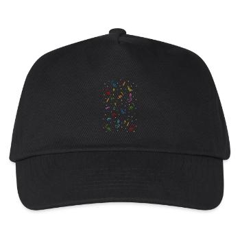 Confetti Streamers - Kids’ Baseball Cap - black - Front