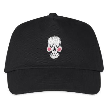 crâne crâne zombie halloween - Casquette de baseball Enfant - noir - Devant
