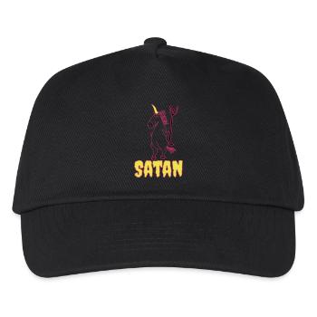 Licorne licorne mal Satan - Casquette de baseball Enfant - noir - Devant