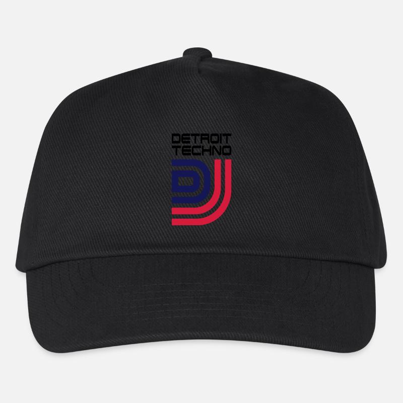 DJ__V010 - Kinder Basecap - Schwarz