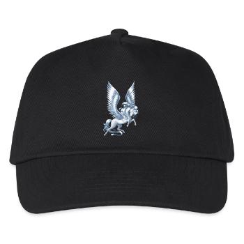 Pegasus Schwimmdock - Kinder Basecap - Schwarz - Vorne