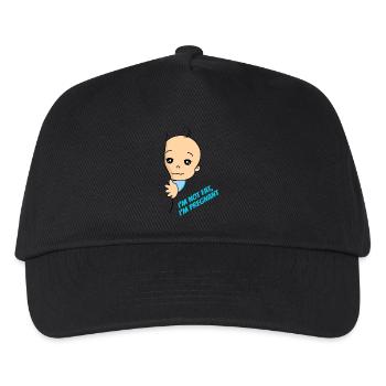 I'm Not Fat I'm Pregnant Baby Schwangerschaft - Kinder Basecap - Schwarz - Vorne