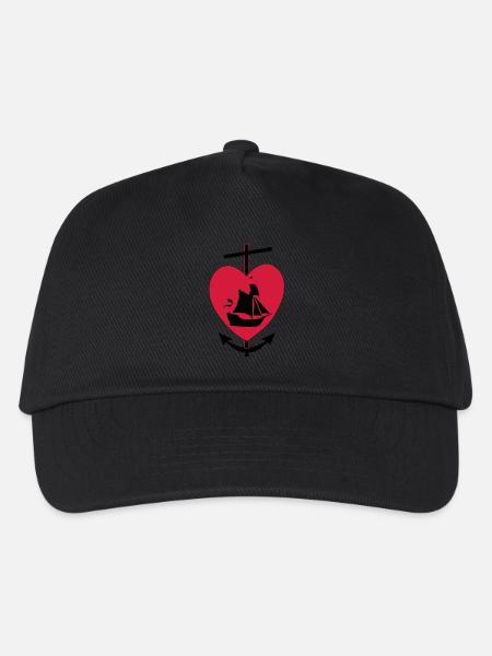 glauben hoffnung lieb - Kinder Basecap - Schwarz