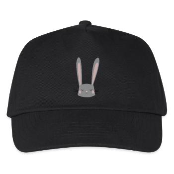 kleines Häschen - Kinder Basecap - Schwarz - Vorne