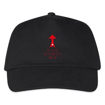 That's what Schwiizer Fan us looks like - Kids’ Baseball Cap - black - Front