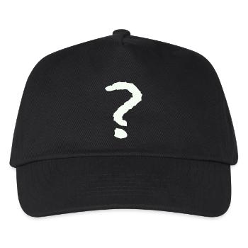 Points d’interrogation - Casquette de baseball Enfant - noir - Devant