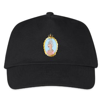 Queen Elizabeth II - Kinder Basecap - Schwarz - Vorne