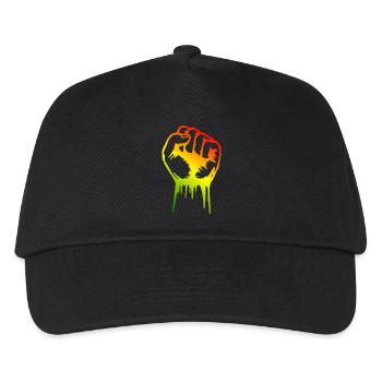 Faust Reggae - Kinder Basecap - Schwarz - Vorne