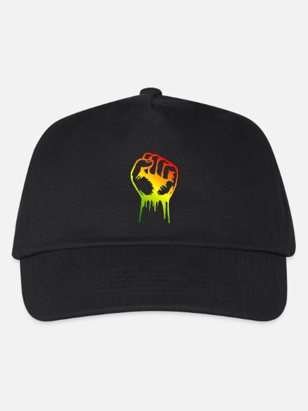 Poing reggae - Casquette de baseball Enfant - noir