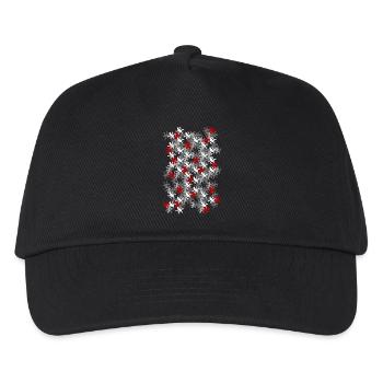 Escher Reptiles mosaïque - Casquette de baseball Enfant - noir - Devant