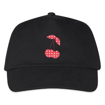 cherries - Kids’ Baseball Cap - black - Front