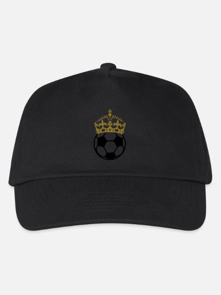 Koenig Fussball - König - King Football - Kids’ Baseball Cap - black
