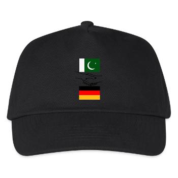 Pakistan & Deutschland - Kinder Basecap - Schwarz - Vorne