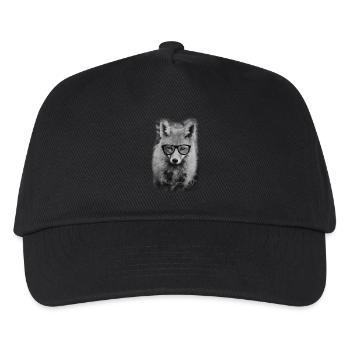 Nerd Fox - Casquette de baseball Enfant - noir - Devant