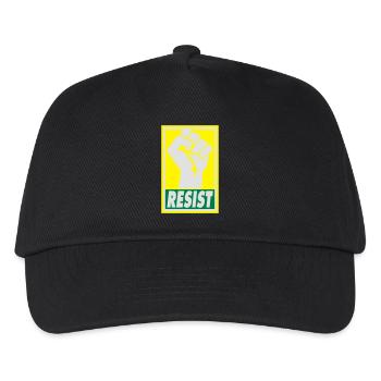 RESIST - Kids’ Baseball Cap - black - Front