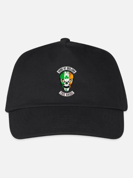 ireland - free bikers - Kids’ Baseball Cap - black