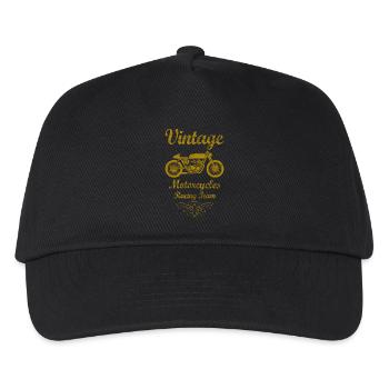 motorcycles racing team 02 - Kids’ Baseball Cap - black - Front