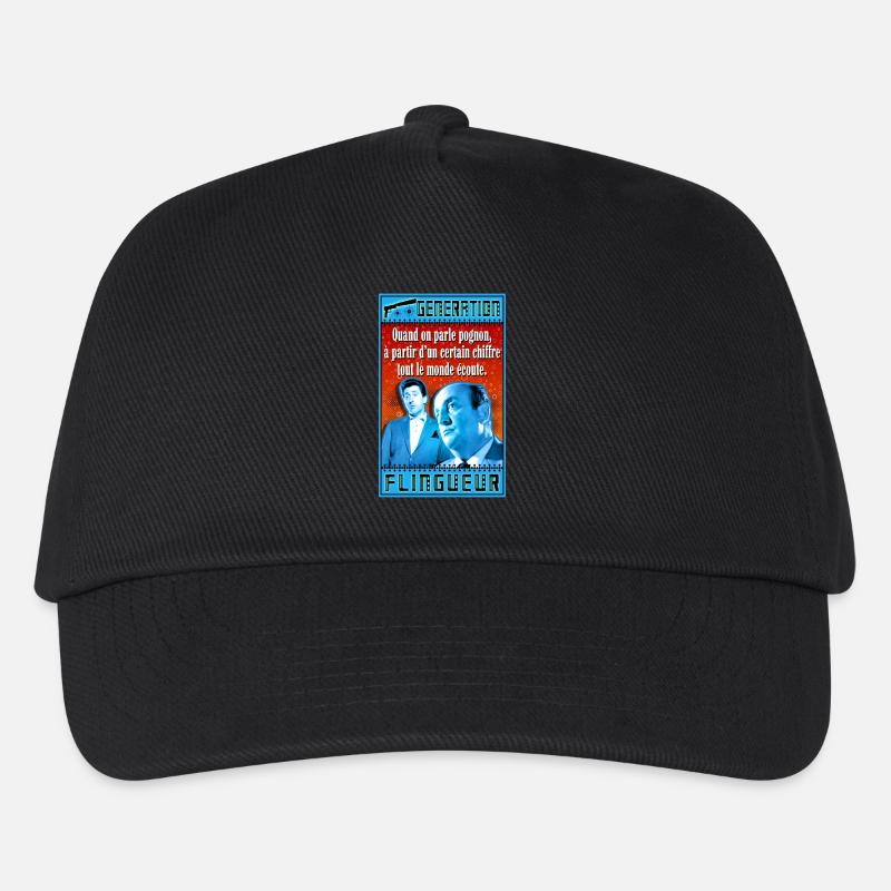 quand on parle pognon - Casquette de baseball Enfant - noir