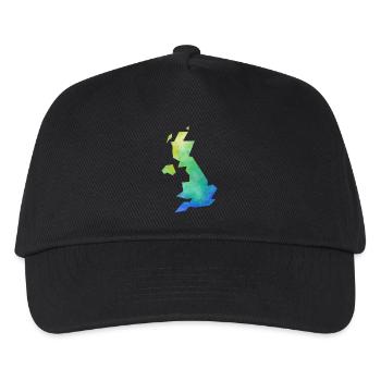 Map UK - Casquette de baseball Enfant - noir - Devant