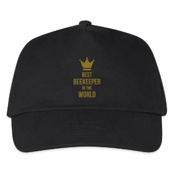 Beekeeper / Bee / Apiculteur / Imker / Bio / Natur - Kids’ Baseball Cap - black - Front