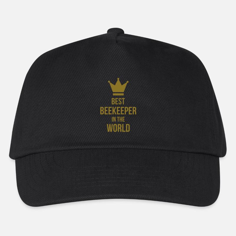Imker / Biene / Honig / Natur / bio / grün - Kinder Basecap - Schwarz
