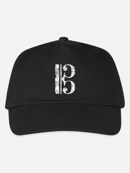 Violin key, tenor key, viola key - Kids’ Baseball Cap - black