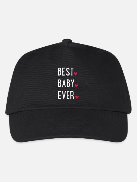 Bestes Baby - Kinder Basecap - Schwarz