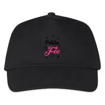 Fée / Fille / Princesse / Reine / Naissance / Bébé - Kids’ Baseball Cap - black - Front