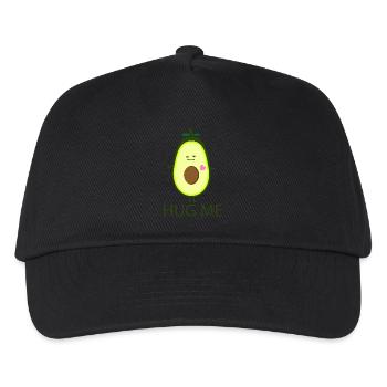 Hug me - Avocado - Kinder Basecap - Schwarz - Vorne