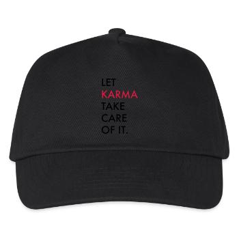 Karma - Kinder Basecap - Schwarz - Vorne