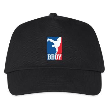 Breakdance B-Boy Streetdance Design Hip Hop Dance - Kinder Basecap - Schwarz - Vorne