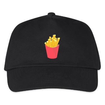 Abstract Art Fries - Kids’ Baseball Cap - black - Front