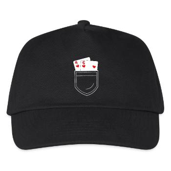 poker - Kids’ Baseball Cap - black - Front