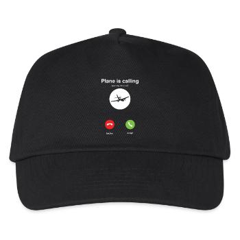 Mon avion appelle - Casquette de baseball Enfant - noir - Devant