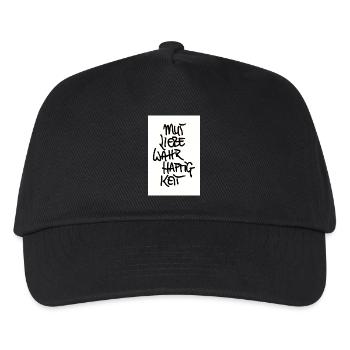 COURAGE, LOVE, TRUTHFULNESS - Kids’ Baseball Cap - black - Front