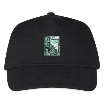 La Havane Cuba - Casquette de baseball Enfant - noir - Devant