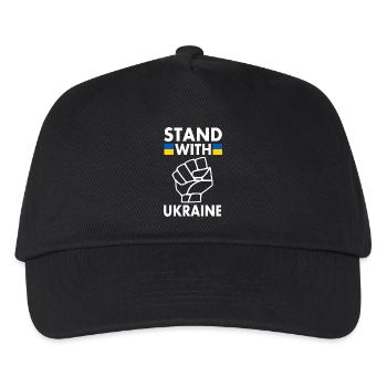 stand with ukraine - Kinder Basecap - Schwarz - Vorne