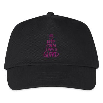 Keep Calm Security Guard Cool Security Guard Gift - Kids’ Baseball Cap - black - Front