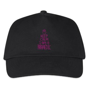 Keep Calm paramedic cool - Kids’ Baseball Cap - black - Front