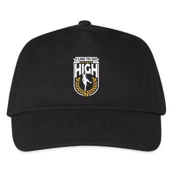 like to get high - Kinder Basecap - Schwarz - Vorne