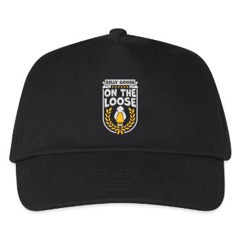 goose on the loose - Kids’ Baseball Cap - black - Front