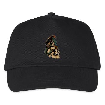Dragon effrayant et tête de crâne effrayante Costume d’Halloween - Casquette de baseball Enfant - noir - Devant